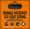 Celebrations  Battery Operated LED Micro Dot  Lighted Orange  Halloween Lights  n/a in. W 1 pk