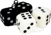 Bell Black/White Fuzzy Dice 1 pk