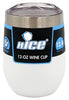 Nice Wpf-519541 12 Oz White Vacuum-Insulated Stainless-Steel Wine Tumbler (Pack of 10)