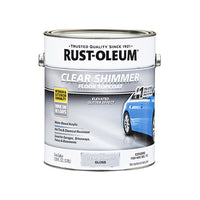 Concrete Floor Shimmer Topcoat, 1-Part, Clear, 1-Gallon