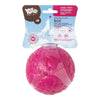 West Paw Zogoflex Air Pink Boz Synthetic Rubber Ball Dog Toy Large