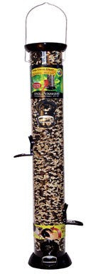 Droll Yankees Seed Feeder 2.75 In. Dia 6 Ports 3 Lbs. Black
