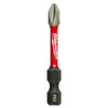 Milwaukee Shockwave Phillips #2 X 2 in. L Impact Driver Bit Set Alloy Steel 5 pk