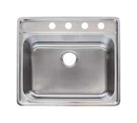 Franke Stainless Steel Top Mount 25-1/2 in. W X 22-1/2 in. L Single Bowl Kitchen Sink