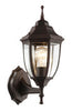Bel Air Lighting Ojai Rustic Brown Switch Incandescent Wall Lantern