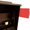 Mail Boss Townhouse Modern Galvanized Steel Wall Mount Bronze Locking Mailbox