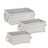 Honey-Can-Do 6 in. H X 10 in. W X 13 in. D Tote Bin