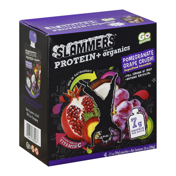 Slammers - Snack Crsh Pomgrn&grp - Case of 4-3.5 OZ (Pack of 4)