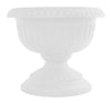 Bloem Grecian Urn 10.5 in. H X 12 in. D Plastic Flower Pot Casper White
