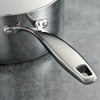 Tri-Ply Clad 4 Qt Covered Stainless Steel Sauce Pan