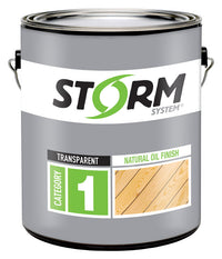 Storm System Transparent Clear Alkyd Exterior Stain 1 gal (Pack of 4)