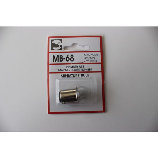 Black Point Products Incandescent Indicator Miniature Automotive Bulb MB-0068