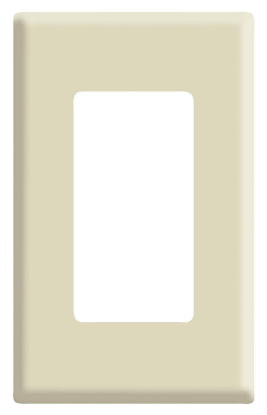 Leviton C41-80301-00i 1 Gang Decora Plus Almond Wallplate/Faceplate