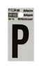 Hy-Ko 1 in. Reflective Black Vinyl Letter P Self-Adhesive 1 pc. (Pack of 10)