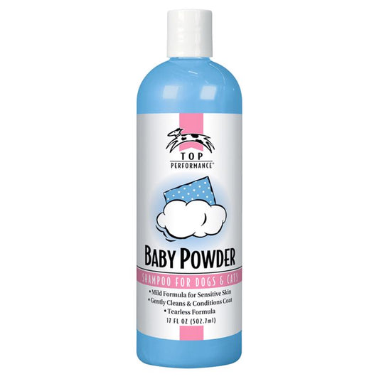 Top Performance Blue Baby Powder Cat/Dog Deodorizing Shampoo 17 oz. 1 pk