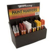 Forney  18 in. L x 6.5 in. W Black Paint Marker  48 pc.