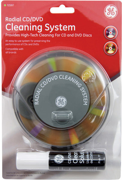 Sistema de limpieza de CD/DVD GE Radial