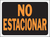 Hy-Ko Spanish Black Informational Sign 9 in. H x 12 in. W (Pack of 10)