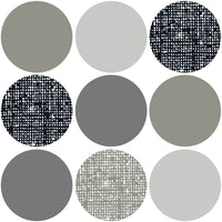 Magic Cover 54-62204-15y 15 Yards X 54 Gray Spotted Dots Flannel Backed Yard Goods Cover (Pack of 45)