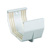 Amerimax 5 in. H x 3 in. W x 3.3 in. L White Vinyl Gutter Connector