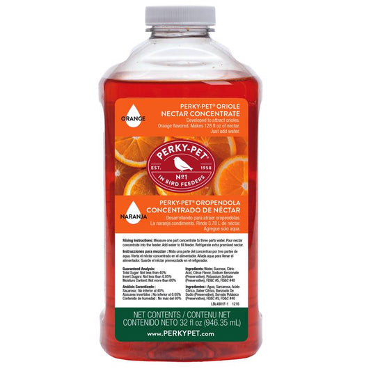 Perky-Pet Oriole Nectar Concentrate Sucrose 32 oz. (Pack of 6)