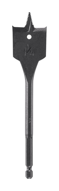 Vermont American Black Max 1-1/4 in. X 6 in. L Black Oxide Spade Bit 1 pc
