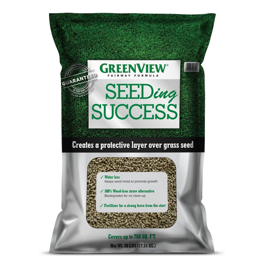 GreenView Biodegrade Seeding Success Grass Seed Protector 38 lbs. 760 sq. ft. Coverage Area
