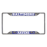 NFL - Baltimore Ravens Metal License Plate Frame