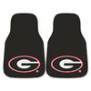 University of Georgia Black Carpet Car Mat Set - 2 Pieces