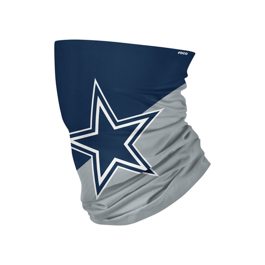 FOCO Dallas Cowboys Gaiter Scarf Face Mask 1 pk