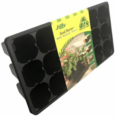 Jiffy 72 Cells 4 in. H X 5.4 in. W X 5.5 in. L Seed Starting Refill Cells 8 pk