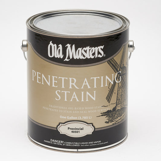 Old Masters Semi-Transparent Provincial Oil-Based Penetrating Stain 1 gal. (Pack of 2)
