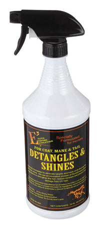 E3  Liquid  Detangler & Shine  For Horse 1 qt.