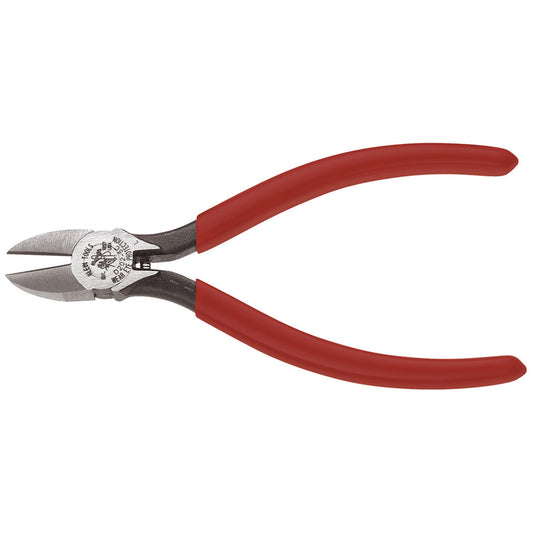 Klein Tools 6.125 in. Plastic/Steel Standard Diagonal Cutting Pliers Red 1 pk (Pack of 6)