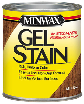 Minwax Transparent Low Luster Red Elm Oil-Based Gel Stain 1 Qt.