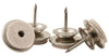Softtouch Beige 1 in. Nail-On Felt Swivel Glide 4 pk