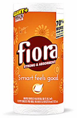 Fiora Single 3 Ply Paper Towel Roll (Pack of 30)