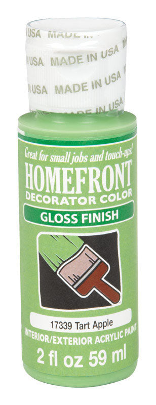 Homefront Gloss Tart Apple Hobby Paint 2 oz. (Pack of 3)