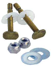 E-Z Snap Off Toilet Bolt Set, 0.25 x 2.25-In. (Pack of 6)