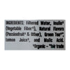 Steaz Unsweetened Green Tea - Passion Fruit - Case of 12 - 16 Fl oz.