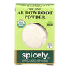 Spicely Organics - Organic Arrowroot - Case of 6 - 0.4 oz.