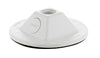 Weatherproof Lamp Holder Cluster Cover, Round, Three Outlets, Non-Metallic, White