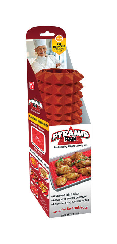 Pyramid Pan As Seen On TV 11.5 in. W x 16.25 in. L Baking Mat Red 1 pk (Pack of 6)