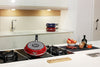 Red 9.5" Frittata Pan 2 Pieces Medium Size