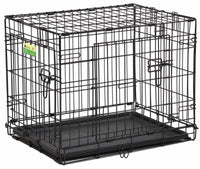Dog Training Crate, 2 Doors, 24-In.