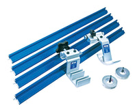 Kreg  Aluminum  2.5 in. L x 8.5 in. H x 32.25 in. W Trak and Stop Kit  Blue  8 pc.