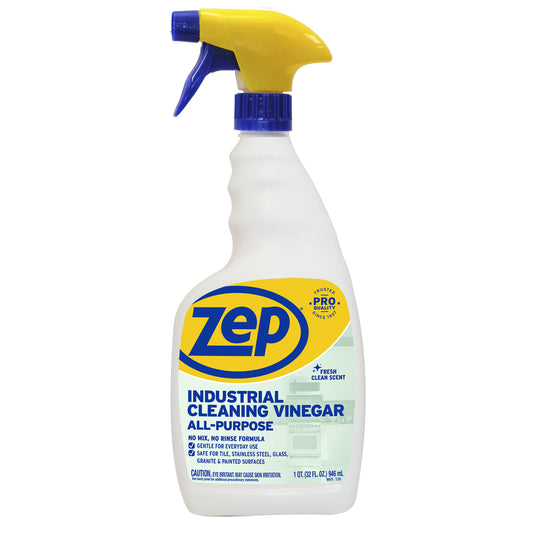 Zep Fresh Clean Scent All Purpose Cleaning Vinegar Liquid 32 oz. (Pack of 12)