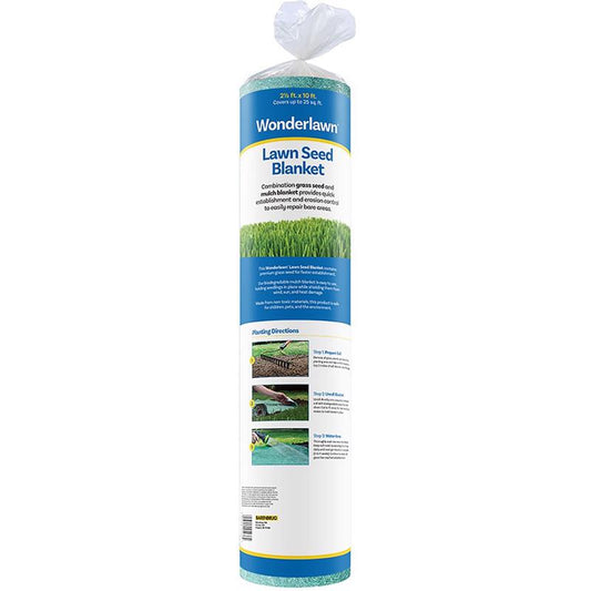 Barenbrug Wonderlawn Tall Fescue Drought Tolerant Lawn Seed Blanket 25 sq. ft. Coverage 2-1/2x10 ft.