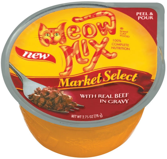 Meow Mix 29274-00617 Tender Favorites With Real Chicken & Beef Sauce Wet Cat Food (Pack of 24)