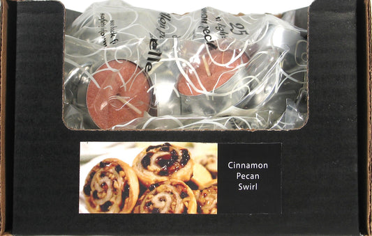Candle lite 1647549 Cinnamon Pecan Swirl Scented Tea Light Candles 25 Count (Pack of 6)